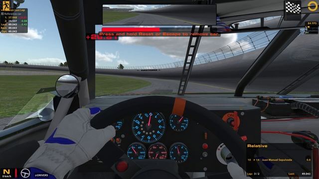 Iracing #7- NASCAR K&N Pro Chevrolet Impala - Daytona Internation Speedway смотреть онлайн