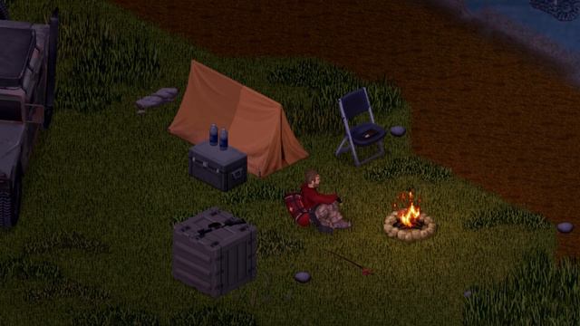 1 Hour Campfire Ambient Sounds #ProjectZomboid