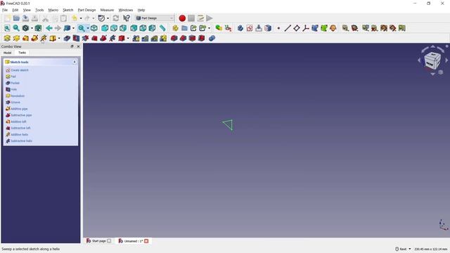FreeCAD How To Helix Sketch смотреть онлайн
