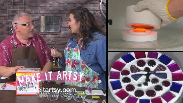 Make It Artsy with Diamond Tech Crafts' Fuseworks' Microwave Kiln смотреть онлайн