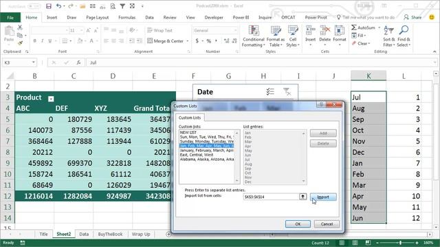 Excel - Sorting Slicers Using a Custom List in Excel - Episode 2069 смотреть онлайн