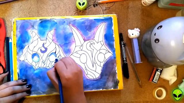 Dibujo de los Kindred♥ League of Legends смотреть онлайн