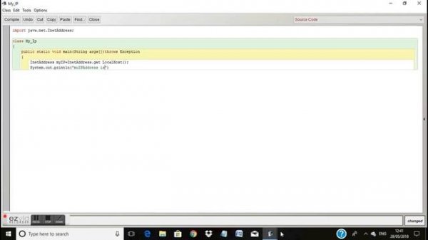 How to make program to find your IP Address