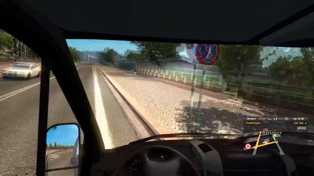Совместный обзор мода для Euro truck simulator 2 - Mercedes sprinter смотреть онлайн