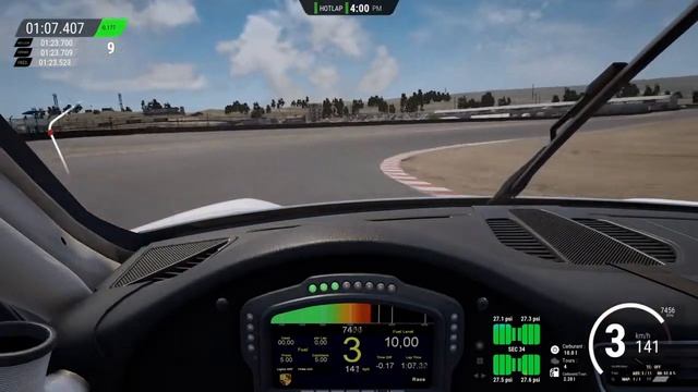 Porsche Cup Hotlap 1'23"481 @ Laguna Seca + Setup (Assetto Corsa Competizione PS4) смотреть онлайн