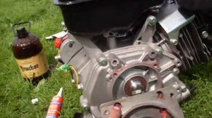 замена двигателя 9.5лс.на 13лс. мотоблок мотолант. аврора.