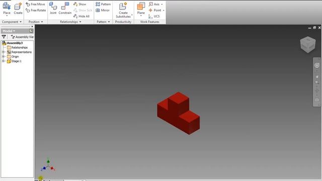 Autodesk Inventor 2014 A look At Creating Basic Assemblies смотреть онлайн