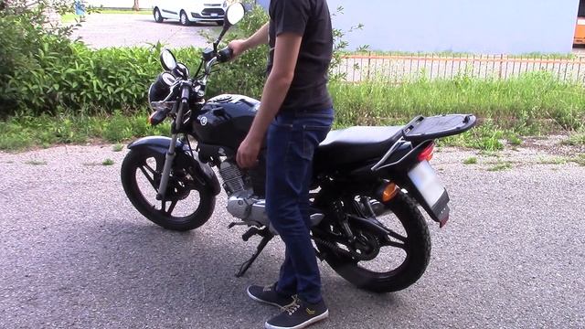Yamaha YBR 125 ED 2007 with carburetor Engine start and sound смотреть онлайн