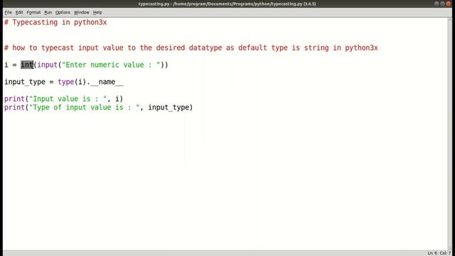 Typecasting in Python, type(i).__name__ , use of eval() | Python Tutorial for beginners смотреть онлайн