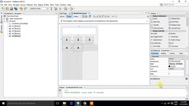 HOW CREATE A CALCULATOR IN JAVA NET BEANS 8.2/8.0.2 PART-1 DESIGN? смотреть онлайн