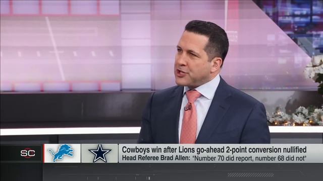🚨 OFFICIATING CONTROVERSY 🚨 Negative reactions to the call in Lions-Cowboys ending | SportsCenter смотреть онлайн