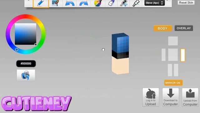 How I make boy minecraft skin! смотреть онлайн