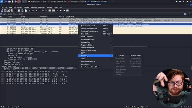 Intro to Wireshark (PicoCTF 2022 #17 'packets-primer') смотреть онлайн