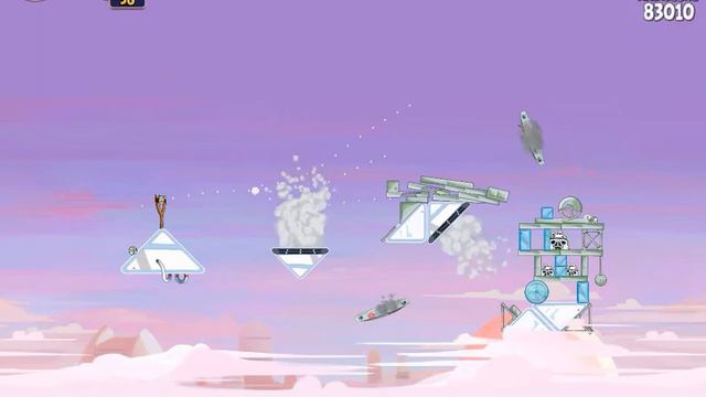 Angry Birds Star Wars 4-10 Walkthrough - One Bird 3 Stars смотреть онлайн