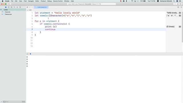 iOS - #6.6. Control Flow Using Continue and Break in Swift (Arabic) смотреть онлайн
