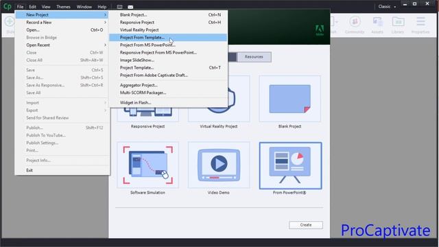 Часть 1.2. Cоздание проекта - стандартный дизайн. Базовый курс по Adobe Captivate 2019. смотреть онлайн