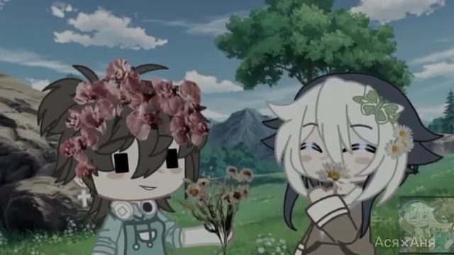 Клип//Мои стихи твоя гитара// Gacha Club// смотреть онлайн