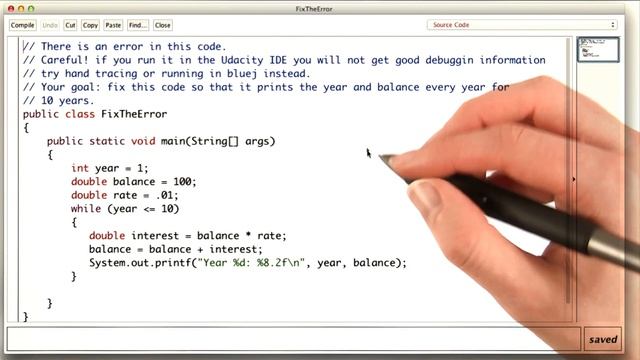Fix the Error - Intro to Java Programming смотреть онлайн