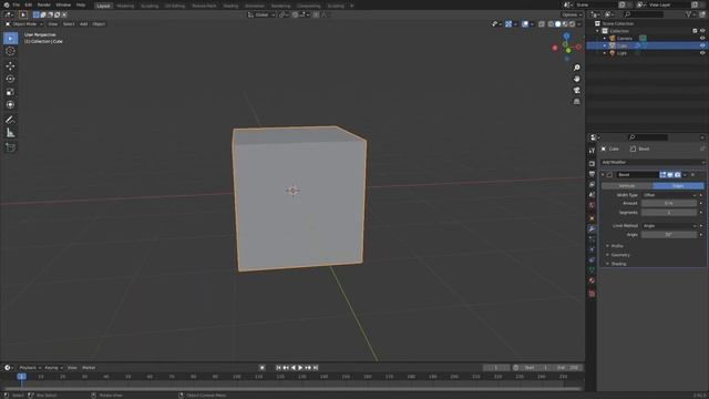 Модификаторы в Blender: Bevel смотреть онлайн