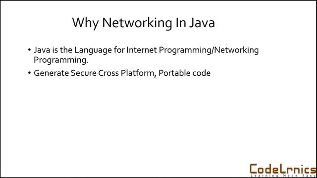 Java Networking Introduction смотреть онлайн