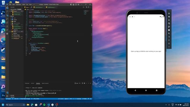 Creating a React Native Navigation Bar | 3 смотреть онлайн