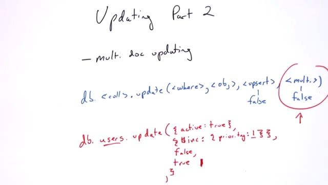 MongoDB Multi Update смотреть онлайн