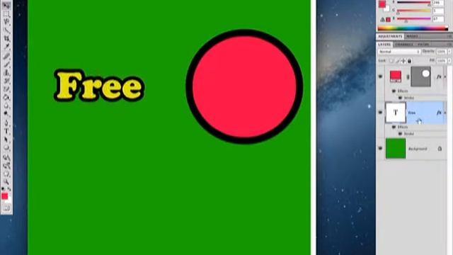 Photoshop Tutorial: Free Transform, Autoshapes