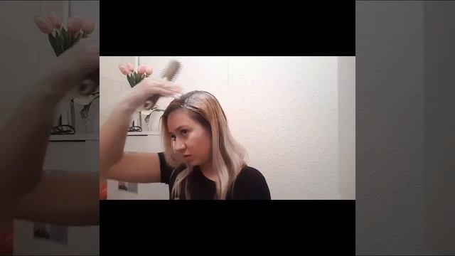 Окрашивание корней . Блонд. смотреть онлайн