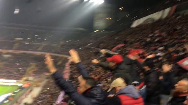MILAN-INTER  20/11/2016  AC MIlan Fans Singing Sara Perche