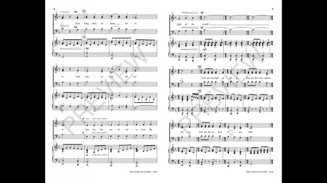 THE LIGHT OF GLORY (SAB Choir) - Joseph M. Martin/David Angerman смотреть онлайн