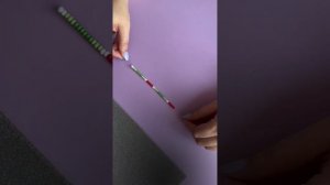 Браслет из бисера. Видеоурок по бисероплетению для детей от 4 лет.
