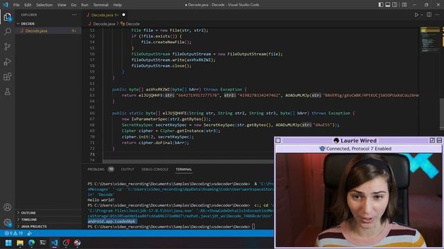 Writing a custom Android Decryptor in Java смотреть онлайн