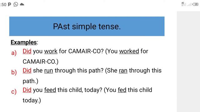 past simple Question 3 смотреть онлайн