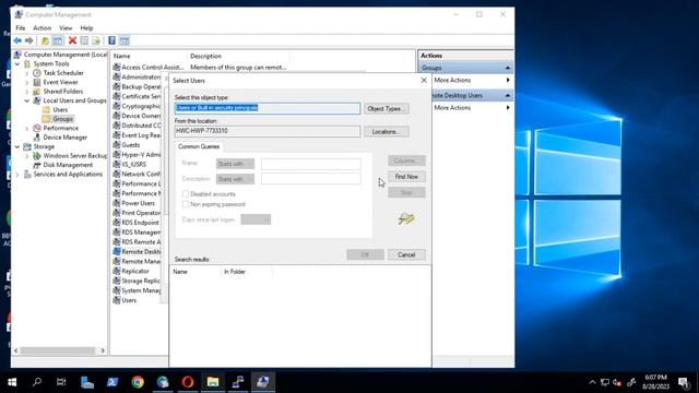 How to Create User Account and permissions In Remote Desktop Protocol RDP 2023 смотреть онлайн