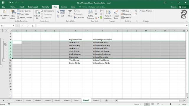 How to create collapsible rows in Excel смотреть онлайн