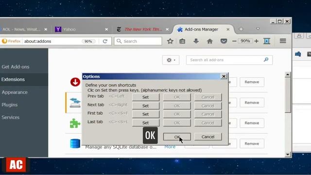 Set Hotkeys to Move Tabs in Firefox (Windows)-Move Tabs смотреть онлайн