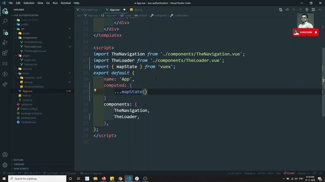 91. Add the Loading Spinner Component and use it with the help of store - Vue js 3 | Vue 3. смотреть онлайн