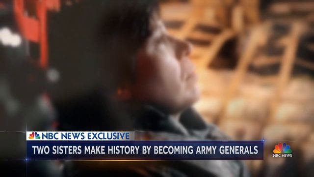 Sisters Make History As U.S. Army Generals | NBC Nightly News смотреть онлайн