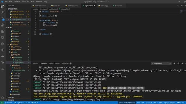 Django Lesson 8: User Registration смотреть онлайн