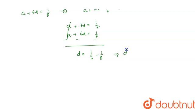 If The `7^(th)` Terms Of A H.P. Is 8 And The `8^(th)` Term Is 7. Then Find The `28^(th)` Term