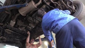 Pajero 4 Дизель: ПОТЕК Топливный бак: снимаем, дефектуем...