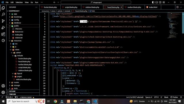 Converting an HTML Template into Laravel Project Explained in Hindi Laravel 10 Tutorial #1 смотреть онлайн