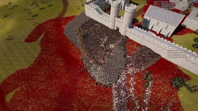 4 Armies Fight In Attempt To Capture The Castle v2 | UEBS 2 смотреть онлайн