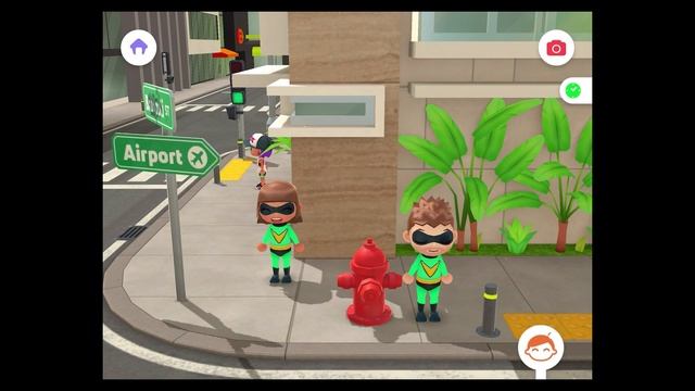 Urban City Stories - Superheroes Save the City from Water Hydrant | iPad Gameplay смотреть онлайн