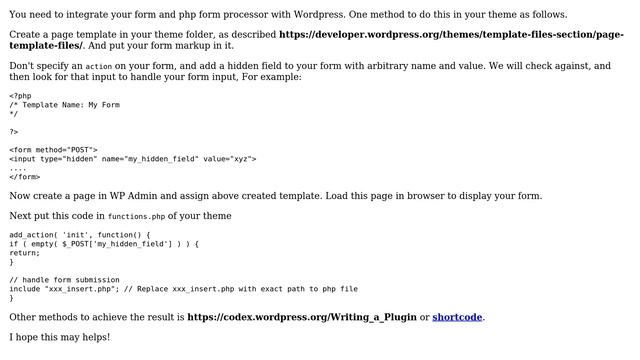Wordpress: Path for php file for inserting data through html form (2 Solutions!!) смотреть онлайн