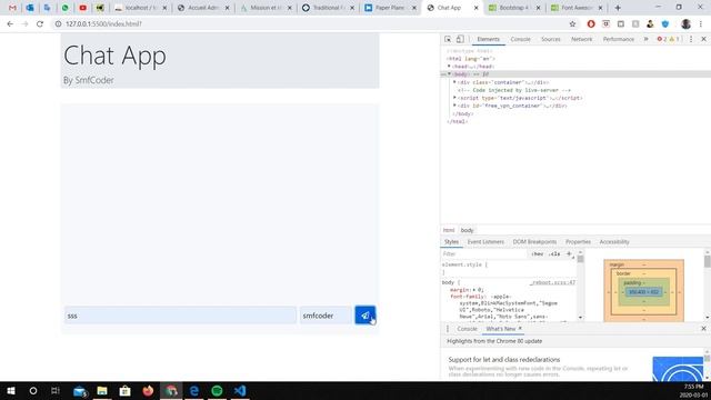 JavaScript - Simple Application de Chat (en 2h) смотреть онлайн