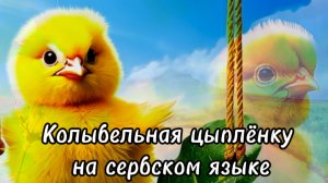 Колыбельная цыплёнку на сербском языке