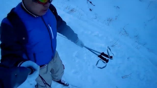 Катание на лыжах на Чимгане Узбекистан 20191215 смотреть онлайн