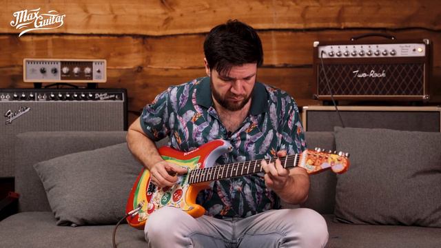 WE HAVE ONE! Fender CS George Harrison Rocky Strat смотреть онлайн