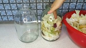 ✅Хрустящая Капуста на Яблочном уксусе/ Маринованная капуста.